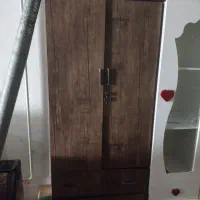 دوعدد کمد سفید قهوای هر دو کشو داره|جاکفشی، کمد، دراور|لنگرود, |دیوار