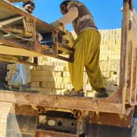 اجرسفال/اجرسفال زرد/آجر ۷ سانت|عمده‌فروشی|زرند, |دیوار