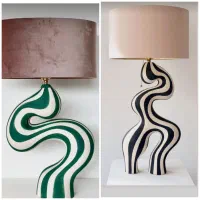 چراغ خواب های ایستاده و رومیزی پاپیه ماشه|چراغ خواب و آباژور|تهران, سید خندان (جلفا)|دیوار