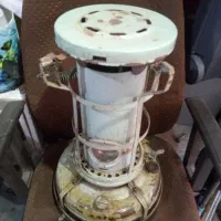 چراغ علایدین قدیمی برنجی سالم ابی سوز