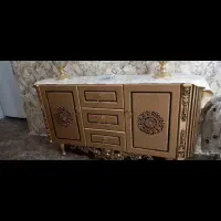 میز کنسول چوب راش