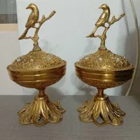 دو عدد قندان برنز اصل