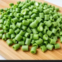 لوبیا سبز تازه با آب چشمه