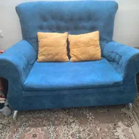 مبل هفت نفره بدون شکستگی وپارگی تمیز|مبلمان خانگی و میز عسلی|مشهد, رباط طرق|دیوار