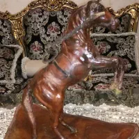 مجسمه تمام چرم طبیعی آنتیک شاهکار سوئیسی|مجسمه، تندیس، ماکت|تهران, سید خندان (جلفا)|دیوار