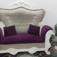 مبل نیمه استیل ۷نفره|مبلمان خانگی و میز عسلی|قم, سید معصوم|دیوار