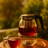 قوری پیرکس مناسب برای انواع چای ساز