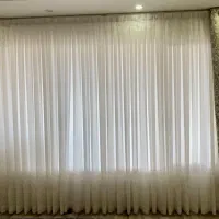 پرده حریر ترک شاین به همراه شال و پرده اتاق خواب