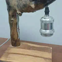 آباژور چوبی کاردست|چراغ خواب و آباژور|رشت, کوی مهر|دیوار