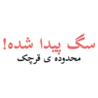 سگ پیدا شده محدوده قرچک