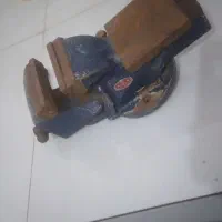 گیره رومیزی فولادی قدیمی ۲۰ ساله اورجینال|ابزارآلات|ری, علایین|دیوار