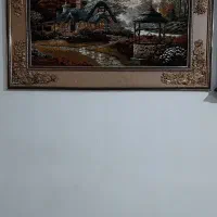 تابلو فرش دستبافت گونه ۱۵۰۰شانه کاشان|تابلو فرش|کوهدشت, |دیوار