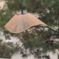 لوستر و اباژور رافیا|لوستر و چراغ آویز|سنندج, |دیوار