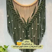 مکرومه بافی|پرده، رانر، رومیزی|کرج, گوهردشت|دیوار