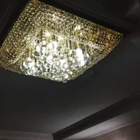 لوستر طرح گردنبندی کریستالی (تولیدی پاسارگاد)|لوستر و چراغ آویز|مشهد, چهارچشمه|دیوار