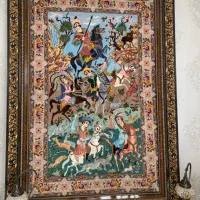 تابلو فرش ابریشم