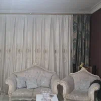 پرده زبرا پارچه خارجی به همراه پرده پذیرایی|پرده، رانر، رومیزی|تهران, تهرانپارس غربی|دیوار