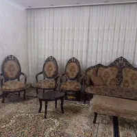 مبلمان استیل نه نفره|مبلمان خانگی و میز عسلی|قم, زنبیل آباد|دیوار