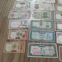 کلکسیون اسکناس شاه بدون تکرار و ۵ بسته اسکناس|کلکسیون سکه، تمبر، اسکناس|ارومیه, |دیوار