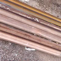 مقداری تیرآهن ۱۴ و۱۶ وقوطی ۱۴