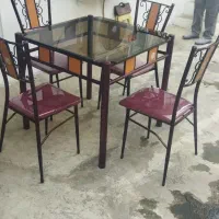 میز ناهار خوری|میز و صندلی غذاخوری|رشت, رودبارتان|دیوار