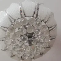 2 عدد لوستر کریستالی