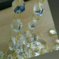 کریستال لوستر .دونه .حلقه .ریسه .گوی