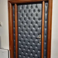 درب آکوستیک عایق صدا درب مدیریتی درب رویه چرمی