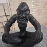 مجسمه چوبی تفکر مایا|صنایع دستی و سایر لوازم تزئینی|کرج, مصباح|دیوار