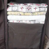 جا رختخوابی پارچه برزنت اسکلت فلزی عرض ۱۴۲