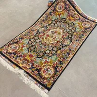 فرش دستباف تبریز زرع نیم سالاری چله گل کف ابریشم|فرش|مشکین‌دشت, |دیوار