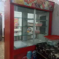 یخچال مرغی ایستاده مغازه قصابی