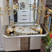 آینه روکش طلا جنس دور آینه برنجی