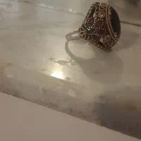 انگشتر سایز ۶۴با ۵۱عدد نگین کوچیک بزرگ