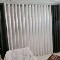 پرده پانچ اقتصادی با لوازم نصب