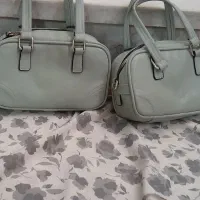 کفش مشکی چرم طبیعی سایز ۳۹ و دو تا کیف وشال