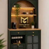 کافی‌بار مدرن و شیک، طراحی و ساخت سفارشی