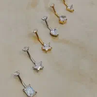 پیرسینگ ناف مدل مختلف