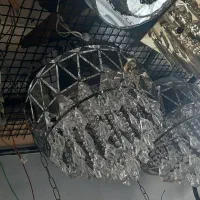 لوستر سقفی کریستالی|لوستر و چراغ آویز|مشهد, رضاشهر|دیوار