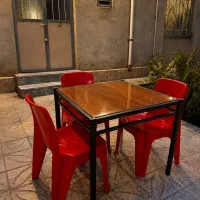 میز وصندلی وسماور گازی مخصوص غذاخوری ها