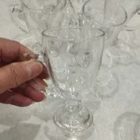 استکان پایه دار 8عدد و 5عدد بدون پایه