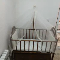 تخت مدل ننویی کودک جنس نراد|تخت و صندلی بچه|رشت, باهنر|دیوار