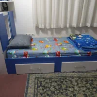 تخت خواب تک نفره|تخت و سرویس خواب|انبارآلوم, |دیوار