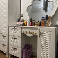 سرویس خواب تمامچوب تخت و کمد۳تیکه|تخت و سرویس خواب|قوچان, |دیوار