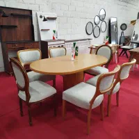 فروش میز و صندلی ناهارخوری چوب راش مدرن