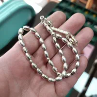 تسبیح نقره ای قلع وسرب