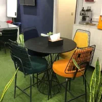 صندلی و میز آهنی کبابی رستورانی wiliX 3 7|میز و صندلی غذاخوری|رشت, بلوار گیلان|دیوار