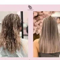 جذب رایگان مدل موی  طبیعی ودکلره شده برای کراتین