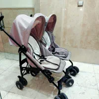 کالسکه دوقلویی ایتالیایی پگ-پرگو تمیز و سالم