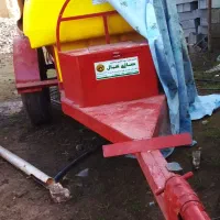 تیلر ۱۴ اسب مزرعه استارتی خشک با سمپاش ‌ تریلی کمپ|ماشین‌آلات صنعتی|ساری, |دیوار